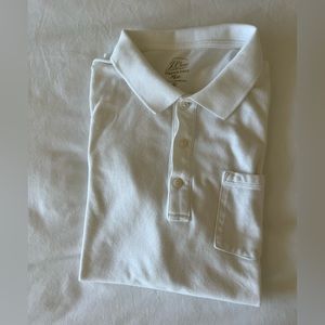 J Crew Stretch Pique Pocket Polo